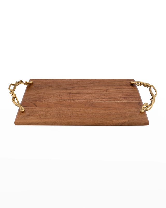 Wisteria Gold Bread Board